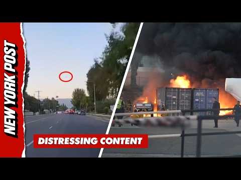 NBC News' Helicopter Final Moments Before Deadly Crash Caught on Camera