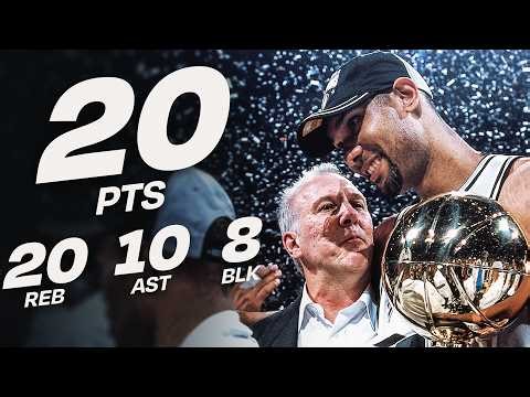 Tim Duncan’s GREATEST NBA Finals Performance Ever (Near QUADRUPLE-DOUBLE 🤯)