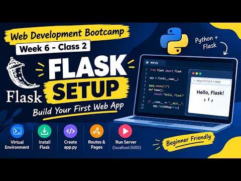 Flask Setup for Beginners | Install Flask & Create Your First Web App