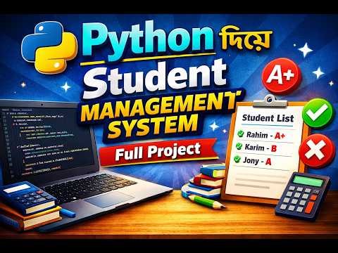 Build a Student Management System Using Python | Full Project