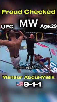 UFC fighters who’s been Fraud Checked 🦹‍♂️ #Myktybek #Gable #Wellmaker #Masur