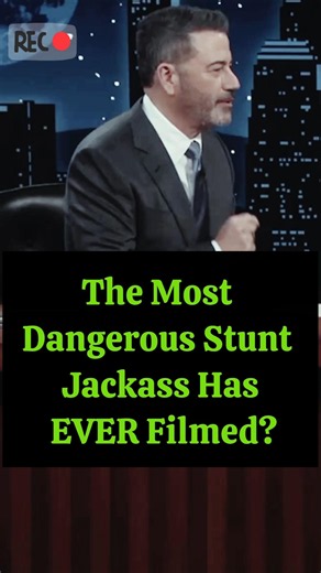 The Most Dangerous Stunt Jackass Has EVER Filmed? #kimmel #nyc #JohnnyKnoxville