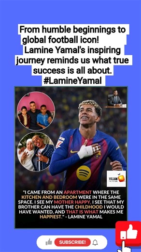Lamine Yamal’s Emotional Story | From Humble Beginnings to Barça Star