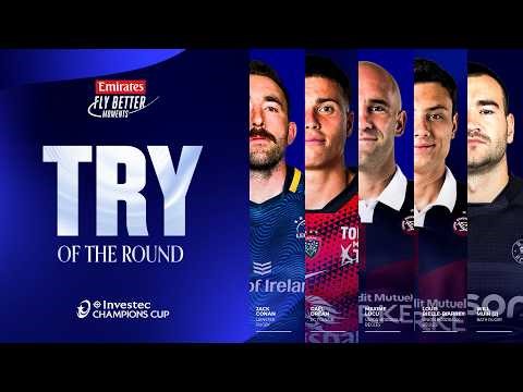 Emirates Fly Better Try of the Round (SF) Nominations | Investec Champions Cup