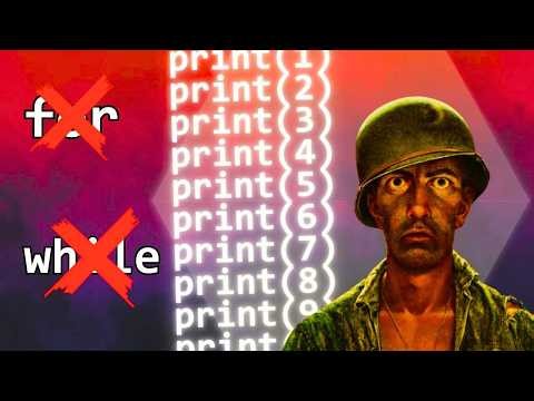 J'ai essayé de Coder en Python SANS BOUCLES ! (au secours)