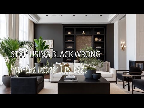 Black Done Right | How to Use Black Without Making Your Home Feel Dark