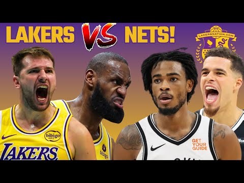 Lakers vs Nets LIVE Play By Play & Reaction!