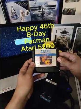 Happy 46th Birthday Pacman on the Atari 5200! #pacman #nostalgia #memories #gaming #retro
