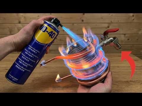 Why isn't this patented?! Copper piping burns for months!