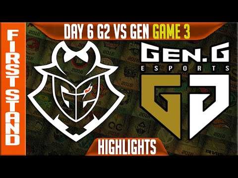 G2 vs GEN Highlights Game 3 |First Stand 2026 International Tournament Day 6 G2 Esports vs GenG G3