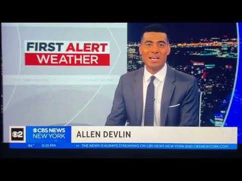 WCBS CBS News New York at 11pm Sunday open April 19, 2026