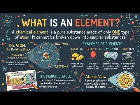 Chemical Elements Explained in 3 Minutes | Definition, Symbols and Examples