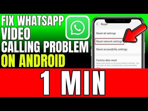 How To Fix WhatsApp Video Calling Problem On Android (2026)