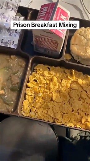 Prison Breakfast Mixing 🤔 #prisonlife