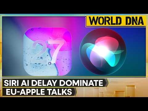 EU Holds 'Constructive' Talks With Apple CEO Tim Cook After Siri AI Clash | World DNA | WION