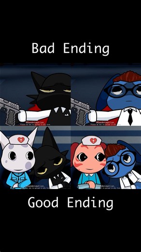 Love Hurts All Version (Good and Bad Ending) | Animal Hospital Roblox Animation |