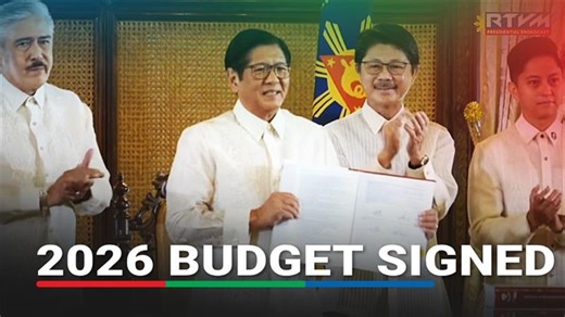 President Ferdinand Marcos Jr. signed on Monday, January 5, the Philippines’ P6.79-trillion national budget for 2026 and vetoed P92.5-B worth of items lodged under the unprogrammed appropriations (UA). | ABS-CBN News