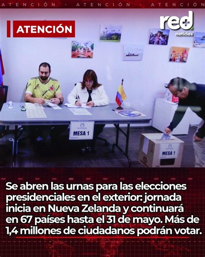 Comienzan las elecciones en el exterior: millones de colombianos podrán votar