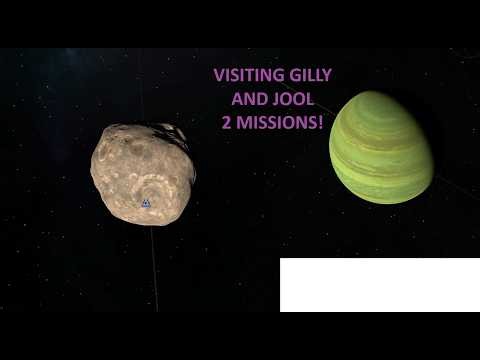 Landing on Gilly and Jool! Exploration Mode Part 3 - Kerbal Space Program 2