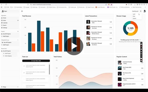 Modern Web Dashboard Built with Next.js 16 React 19 | Leo Muhammad posted on the topic | LinkedIn
