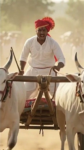 🐂 High-Speed Traditional Bullock Cart Race