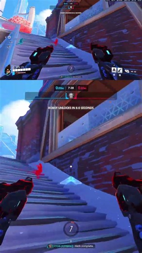 One Freeze, One Win: Mei’s Ice Wall Wins Underwatch Match 🤯 #Underwatch #MeiFreeze #ClutchPlay