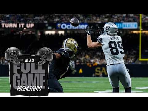 Las Vegas Raiders Highlights vs. New Orleans Saints | 2026 Regular Season Week 3