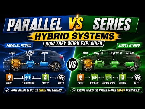 How Parallel vs Series Hybrid Systems Work Explained | Moving Machines