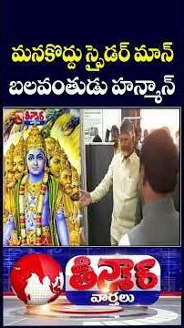 Our Hanuman Is More Powerful Than Spider Man, Superman & Iron Man : CM Chandrababu | V6 Shorts