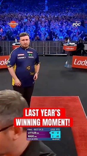 2025 UK OPEN'S WINNING MOMENT! 🏆