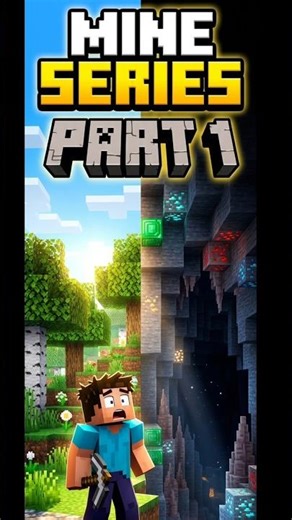 Minecraft Mine Series Ep-1 | Survival Adventure Begins ⛏️🔥#minecraft #housebuld