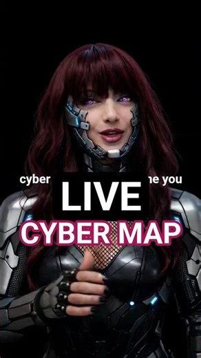 Live Cyber Attacks Map | Real Time 👇 #ai