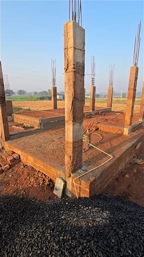 1000 square feet duplex house column basement lintel