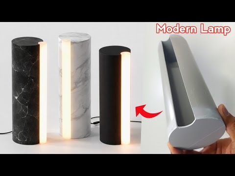 New Amazing Decorative Table Lamp DIY | PVC Modern Lamp | Home Decor Light Idea 2026
