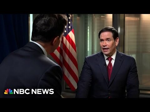 Marco Rubio says 'we're not asking for China's help' with Iran