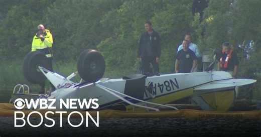 Pilot critically hurt after plane crashes in Plymouth pond