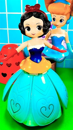 WOW‼️ SATISFYING ANNA AND SNOW WHITE DISNEY PRINCESS ASMR VIDEO 📽️🎡#shorts #toys #disney