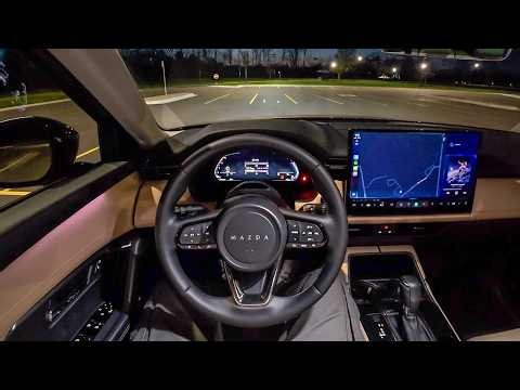 2026 Mazda CX-5 Premium Plus - POV Night Drive (Binaural Audio)
