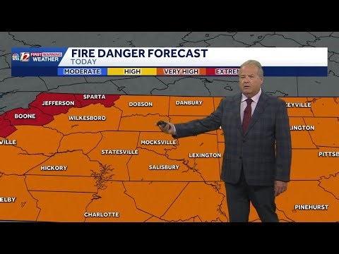 Near Record heat continues. Rain chances best Sunday but low amounts