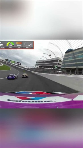 William Byron's Dashcam of the Alex Bowman and Bubba Wallace crash at Bank of America 400 NASCAR