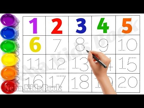 Counting 1 to 20 | Learn ABC A to Z | 2D Shapes | 1 to 10 | Number Song | 123 | Kids Learning Video