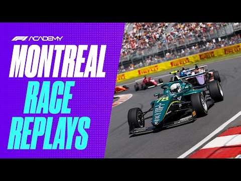 Race Replays | Top Montreal Race Weekend Moments | F1 ACADEMY