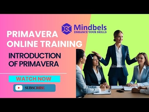 Introduction to Primavera P6 | Project Management Basics | online Training |