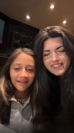 Angelina Jordan and Juliette live: Sisterly love #angelinajordan #reaction #new #viral #fyp #love