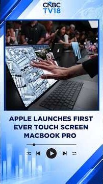 Apple unveils MacBook Pro with PROLED XDR Display and Touch for the first time on Mac