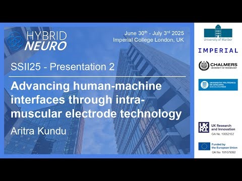Advancing human-machine interf. with intra-muscular electr. tech. - Aritra Kundu - SSII25 Present. 2