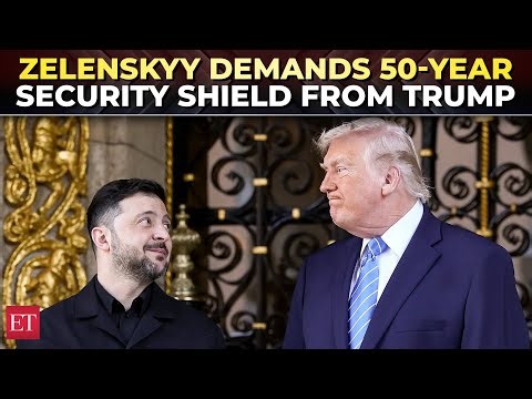 Trump faces Ukraine ultimatum: Zelenskyy wants 50-yr US protection; Putin shuts door on Donbas talks