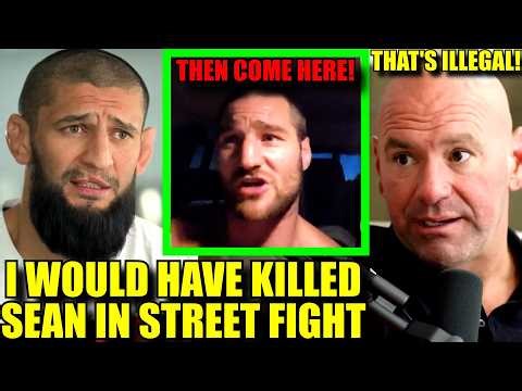 Khamzat Chimaev NO SHOWED for a STREET Fight after Sean Strickland drops his Location, Dana White