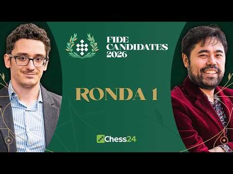 ¡COMIENZA EL CANDIDATOS! LOS FAVORITOS se ENFRENTAN: CARUANA vs NAKAMURA | Ronda 1
