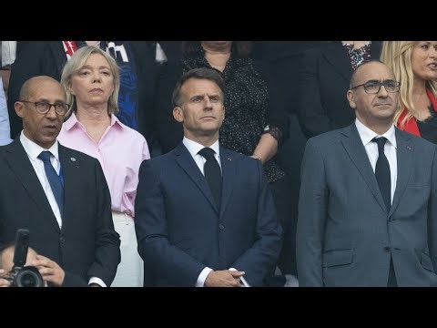 Emmanuel Macron left red-faced after being mercilessly booed at sporting event